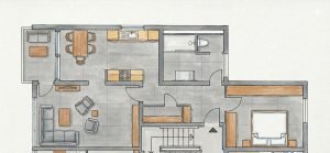 illustrierter Grundriss